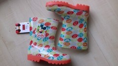 Disney MICKEY MOUSE rubber boots shoes boots 26/27 NEW with LED light Mickey Mouse