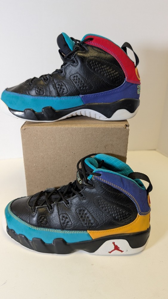 Jordan Air Jordan 9 Retro GS Dream It Do It Black/Teal 1Y Mid-Top
