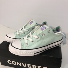 Converse CTAS Madison Ox Tal Lilac White LE Lace Up Canvas Sneakers Sz 3 EUR 35