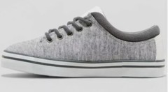 Cat & Jack™ Youth Heather Gray Walter Lace Up Casual Tennis Shoes/Sneakers Sz 5