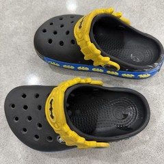 BATMAN CROCS DC Comics Sandals Clogs Black Toddler Size 6 Super Cute!!