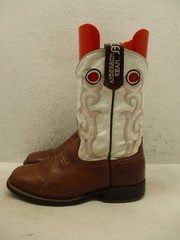 ANDERSON BEAN BOOTS Brown Square Toe Boots Youth Kids size 3 Style 1022