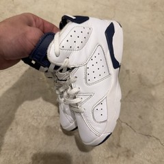 Air Jordan 6 Retro PS Midnight Navy Basketball Size 11c 384666-141