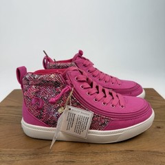 New Big Kids Billy Classic D|R High II Pink Scale Casual Sneakers Size 3 Y NIB