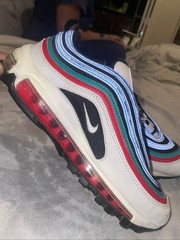 Nike Air Max 97 GS USA Red White Blue CW5856-100 Kids Size 4.5Y / Women’s 6