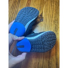 Merrell Bare Steps Ridge Toddler Waterproof Sneakers Blue Black Lime 5M ML265238