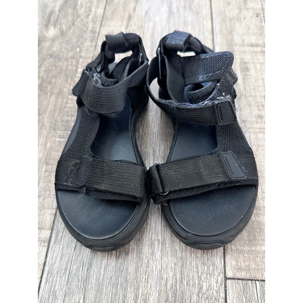 Zara Kids Black Technical Active Sandals Size 28