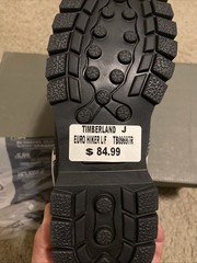 Timberland Euro Hiker – Junior Boot Size 5 Navy Nubuck New In Box with Tags