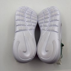 Nike Flex Runner 4 GS Kids 7Y White Green Purple Slip On Sneakers IF2893-101