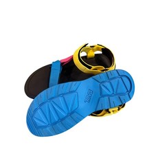 TEVA Kids‘ 7 Hurricane XLT2 Sandals Open Toe Adjustable Straps Yellow Pink Blue