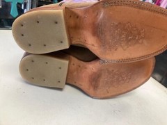 El Patron KIDS Waterproof Square Toe Pull On Western Buckaroo Boots Youth Size 5