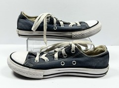 Converse Low Top Navy Youth Unisex Size 2 Casual Fashion Hipster Punk Retro