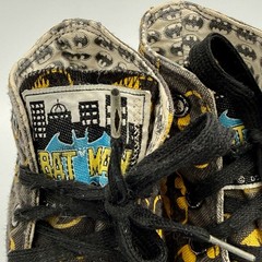 Converse Chuck Taylor All Star DC Comics Batman Blk/Ylw High Top Sneakers Sz 1
