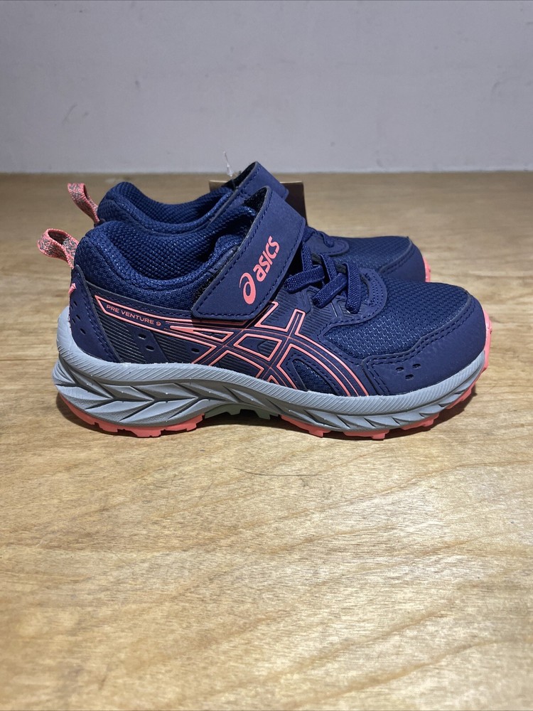 Kids Asics Pre Venture 9 PS Size K12 Indigo Blue/Papaya