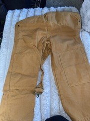 Carhartt Kids Classic Tan Work Wear/Hunting Overalls Size 5