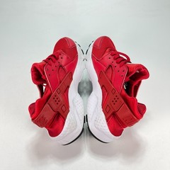 Nike Air Huarache Run University Red Running Shoes 654275-601 Youth Size 4.5Y