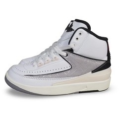 Air Jordan 2 Retro GS Python DQ8562-102 Youth 5.5 Women 7 White Silver Sneakers