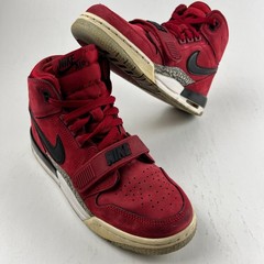 Nike Jordan Legacy 312 GS Varsity Red Black Youth 6.5Y Strap High Top Shoes