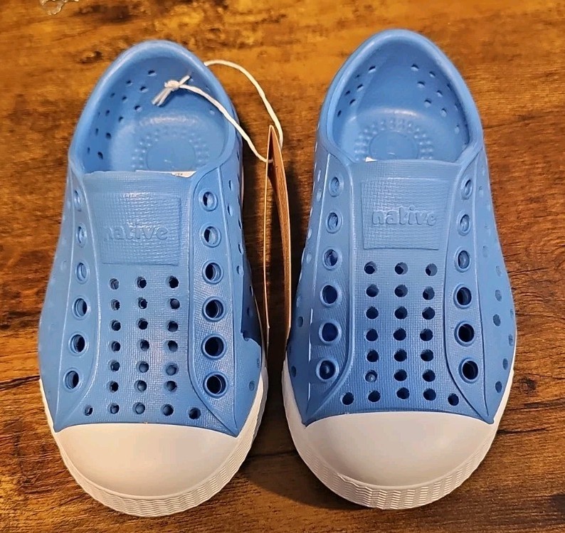 Native Jefferson Shoe Kids Size C6 – Resting Blue – NEW