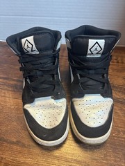 Jordan 1 Mid SE Diamond Shorts White Black DN4321-100 Size 7Y