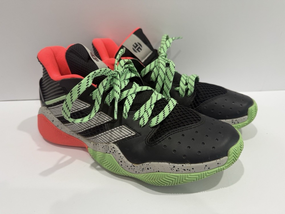 Adidas Harden Stepback – Size 7.5 Black/Grey/Mint Basketball Men