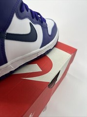 Nike Dunk High Midnight Navy White GS DH9751-100 White/Purple Size 4.5Y