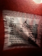 Size 3 (PS) – Jordan 4 Retro OG 2020 Mid Fire Red New Without Box Boy Size