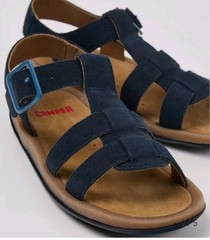 New! Camper for Big Kids Bicho Sandals Size EU 37/US 5 Navy Blue Leather, Shoes