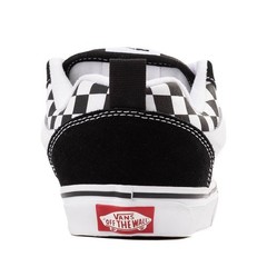 Vans Knu Skool Checkerboard Skate Shoe – Big Kid – Black / White