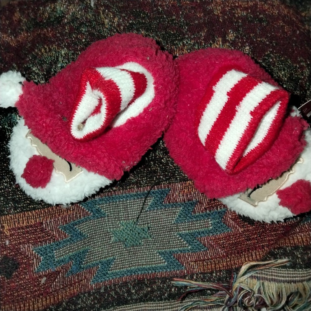 Santa slippers childs