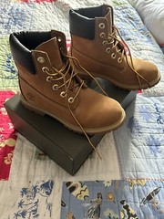 Timberland boots wheat size 6.5 new