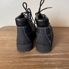Kids Unisex SmartFit Waterproof Black Lace Up Boots Size 13