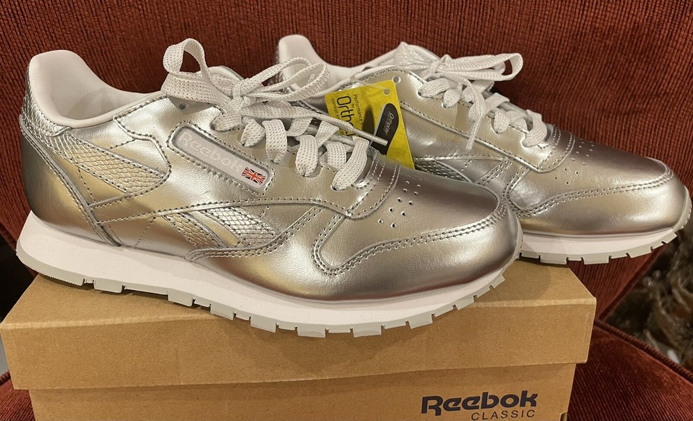 Reebok Classic Leather Metallic Junior Sneakers