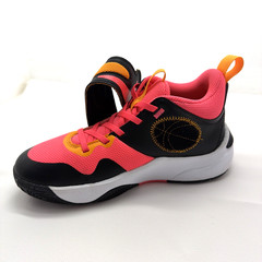 Nike Team Hustle D11 ‚Black Hot Punch‘ (GS) Size 4Y US Big Kids Basketball Shoes