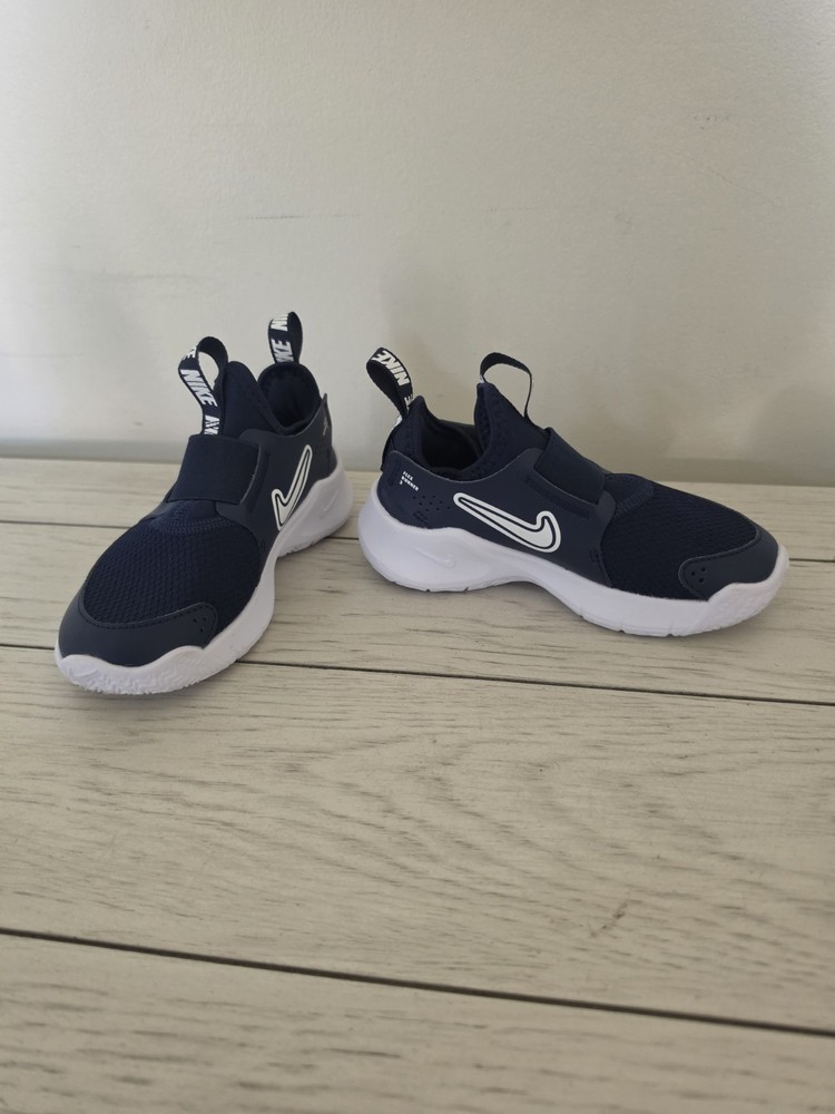Nike Toddler Size 11, Flex Runner 3 Sneakers, Midnight Navy/White