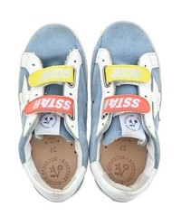 GOLDEN GOOSE GGDB SUPERSTAR Blue Suede Strap EU:27 US:10 Kids Sneakers