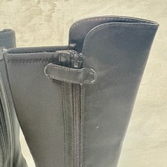 Stuart Weitzman 5050 Boot Kids Size 4 Black Good Tall Knee High Stretch Zip