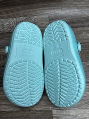 Crocs Crocband Ice Pop Ice Blue Clogs Kids Size 1 RARE Color – NEW NO TAGS