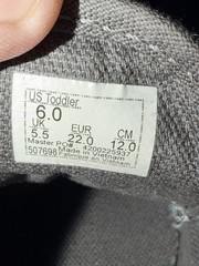 VANS Gray Canvas Hook & Loop Sneakers Unisex Kids US 6 Low Top Comfort