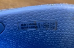 Crocs Kids C13 Platform Clogs Blue Glitter Classic Comfort Strap Slip On Shoes