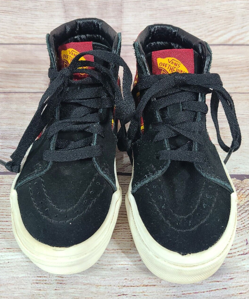 Vans Harry Potter Hogwarts Gryffindor Skateboard Sk8 Hi-Top Shoe Kids US 11