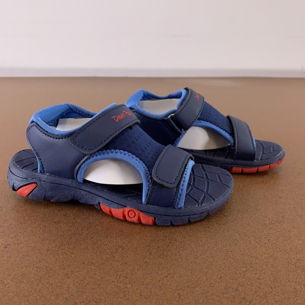 Dream Pairs Kids Shoe Size 11 Navy Red Outdoor Quick Dry Sport Sandals NWB