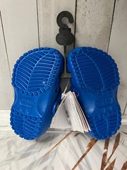 Crocs Classic Clog K Bright Cobalt Blue Roomy Fit Size 4c