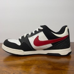 Nike Mogan 2 Jr 6.0 | White Black Varsity Red | Size 7Y Women’s 8.5 | 386652-104