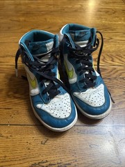 Nike Dunk High Bright Spruce Volt Kids Sneakers Casual Sport 3.5 Shoes