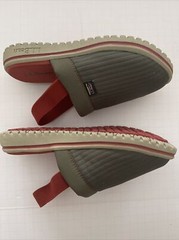 L.L. Bean Mule Sandals Clogs Green Red Slip On Shoes Kids Size 1-2 New In Box