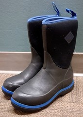 Muck Boot Co Kids Element Insulated Boots Size 2 Waterproof Unisex Black/Blue