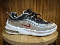 Nike Air Max Axis Low Black Sport Red Platinum Sneakers size 2.5Y AH5223-009