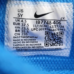 Nike Cortez Youth Blue Volt Running Shoes Size 5Y IB7748-406 NWOB