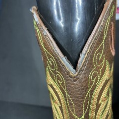 Justin 2523JR Rawhide Stampede Buckaroo Saddle Square Toe Boot Youth – Sz 5.5 D
